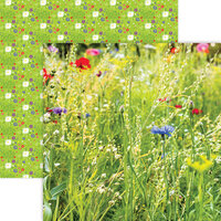 Reminisce - Sisters Collection - 12 x 12 Double Sided Paper - Wildflowers