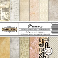 Reminisce - Simply Vintage Collection - 6 x 6 Paper Pack