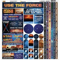 Reminisce - Space Wars Collection - 12 x 12 Cardstock Stickers - Elements