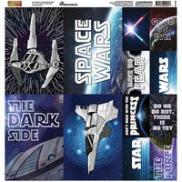 Reminisce - Space Wars 2 Collection - 12 x 12 Cardstock Stickers - Poster