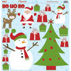 Reminisce - Santa's Workshop Collection - Christmas - 12 x 12 Die Cut Cardstock Stickers - Icon, CLEARANCE