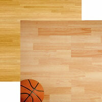 Reminisce - Basketball 2 Collection - 12 x 12 Double Sided Paper - Hardwood