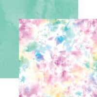 Reminisce - Tie Dye Collection - 12 x 12 Double Sided Paper - Kaleidoscope Dream