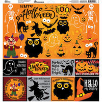 Reminisce - This Is Halloween Collection - 12 x 12 Cardstock Stickers - Elements
