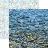Reminisce - Vitamin Sea Collection - 12 x 12 Double Sided Paper - Crystal Clear
