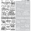 Reminisce - What Dreams May Come Collection - 12 x 12 Stickers - Clear