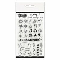 Ranger Ink - Dylusions Dyalog - Clear Acrylic Stamps - The Full Package
