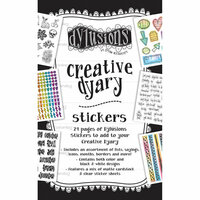 Ranger Ink - Dylusions Creative Dyary - Cardstock Sticker Book