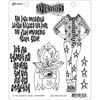 Ranger Ink - Dylusions Stamps - Cling Mounted Rubber Stamps - Let Me Adjust My Crown