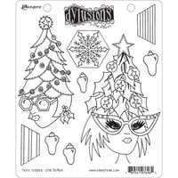 Ranger Ink - Christmas - Dylusions Stamps - Cling Mounted Rubber Stamps - Tree Topper