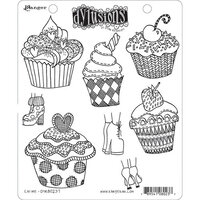 Ranger Ink - Dylusions Stamps - Cling Mounted Rubber Stamps - Eat Me