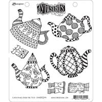 Ranger Ink - Dylusions Stamps - Cling Mounted Rubber Stamps - Everything Stops for Tea