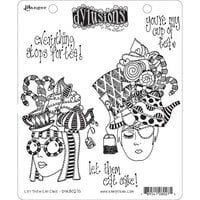 Ranger Ink - Dylusions Stamps - Cling Mounted Rubber Stamps - Let Them Eat Cake