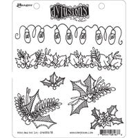 Ranger Ink - Christmas - Dylusions Stamps - Cling Mounted Rubber Stamps - Holly and the Ivy