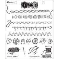 Ranger Ink - Dylusions Stamps - Cling Mounted Rubber Stamps - Sew Easy