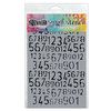 Ranger Ink - Dylusions Stencils - Old School Number - Small