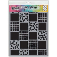Ranger Ink - Dylusions Stencils - Large - Square Dance
