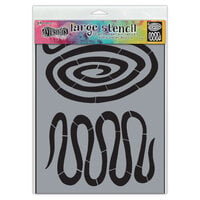 Ranger Ink - Dylusions Stencils - Large - Down the Rabbit Hole