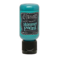 Ranger Ink - Dylusions Shimmer Paints - Vibrant Turquoise