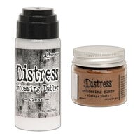 Ranger Ink - Tim Holtz - Distress Embossing Glaze and Clear Embossing Dabber - Vintage Photo