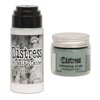 Ranger Ink - Tim Holtz - Distress Embossing Glaze and Clear Embossing Dabber - Weathered Wood