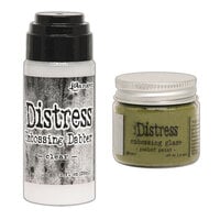 Ranger Ink - Tim Holtz - Distress Embossing Glaze and Clear Embossing Dabber - Peeled Paint