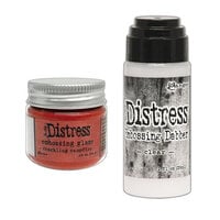 Ranger Ink - Tim Holtz - Distress Embossing Glaze and Clear Embossing Dabber - Crackling Campfire