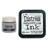 Ranger Ink - Tim Holtz - Distress Embossing Glaze and Clear Embossing Ink Pad - Lost Shadow