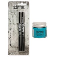 Ranger Ink - Tim Holtz - Distress Embossing Glaze and Embossing Pen Set - Broken China