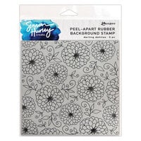 Ranger Ink - Simon Hurley - Cling Mounted Rubber Stamps - Darling Dahlias