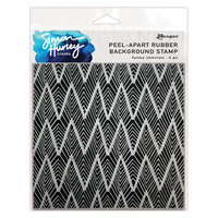 Ranger Ink - Simon Hurley - Cling Mounted Rubber Stamps - Funky Chevron
