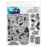 Ranger Ink - Simon Hurley - Cling Mounted Rubber Stamps - Winter Things
