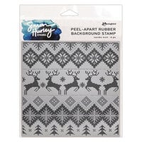 Ranger Ink - Simon Hurley - Cling Mounted Rubber Stamps - Nordic Knit