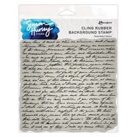 Ranger Ink - Simon Hurley - Cling Mounted Rubber Stamps - Handwritten