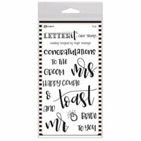 Ranger Ink - Letter It Collection - Clear Acrylic Stamps - Wedding