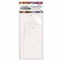 Ranger Ink - Dina Wakley Media - White Tag - Sizes Number 08 and 10