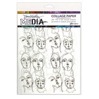 Ranger Ink - Dina Wakley Media - Collage Paper - 7.5 x 10 - Church Doodles - 20 Pack