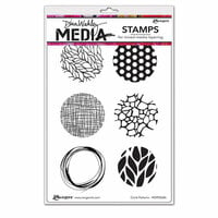 Ranger Ink - Dina Wakley Media - Cling Mounted Rubber Stamps - Circle Patterns