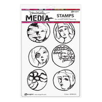 Ranger Ink - Dina Wakley Media - Cling Mounted Rubber Stamps - Circled