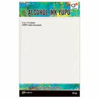 Ranger Ink - Tim Holtz - Alcohol Ink Yupo Paper - 5 x 7 - 10 Pack