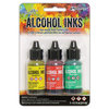Ranger Ink - Tim Holtz - Adirondack Alcohol Inks - 3 Pack - Key West