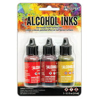 Ranger Ink - Tim Holtz - Alcohol Inks - 3 Pack - Orange Yellow Spectrum
