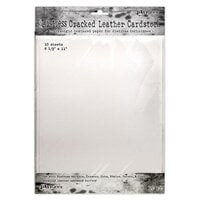 Ranger Ink - Tim Holtz - Distress Cracked Leather Paper - 8.5 x 11 - 10 Pack