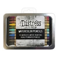 image of Ranger Ink - Tim Holtz - Distress Watercolor Pencils - Set 1