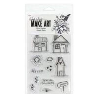 Ranger Ink - Wendy Vecchi - Make Art - Clear Acrylic Stamps - Doodle Town