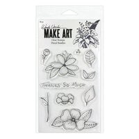 Ranger Ink - Wendy Vecchi - Make Art - Clear Acrylic Stamps - Floral Doodles