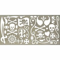 Rusty Pickle - Pirate Princess Collection - Chipboard Accents, CLEARANCE