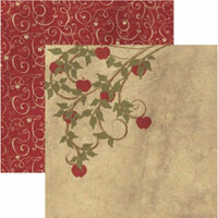 Rusty Pickle - French Market Collection - 12x12 Double Sided Paper - Pomme , CLEARANCE