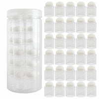 Scrapbook.com - Round Dauber Storage Container with 30 Clear Stackable Daubers Included
