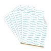 Scrapbook.com - Clear Double Sided Adhesive Sheets -  6 x 8.5 - 5 sheets